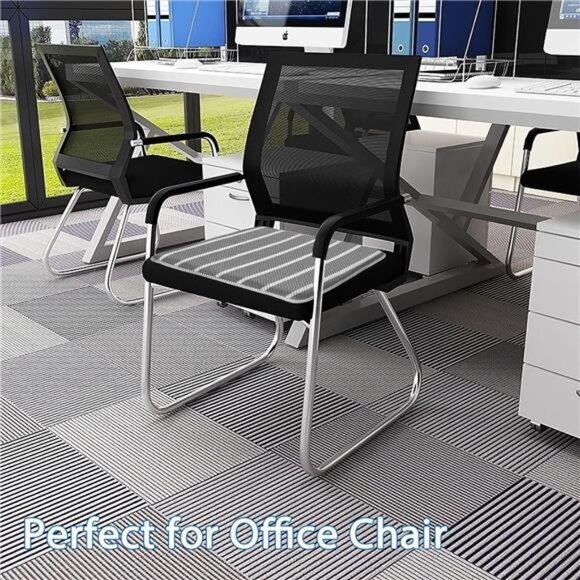 Office Chair Cushion Square Non Slip Seat Cushion 3D Air Mesh Pad Long Sitting - Picture 5 of 7